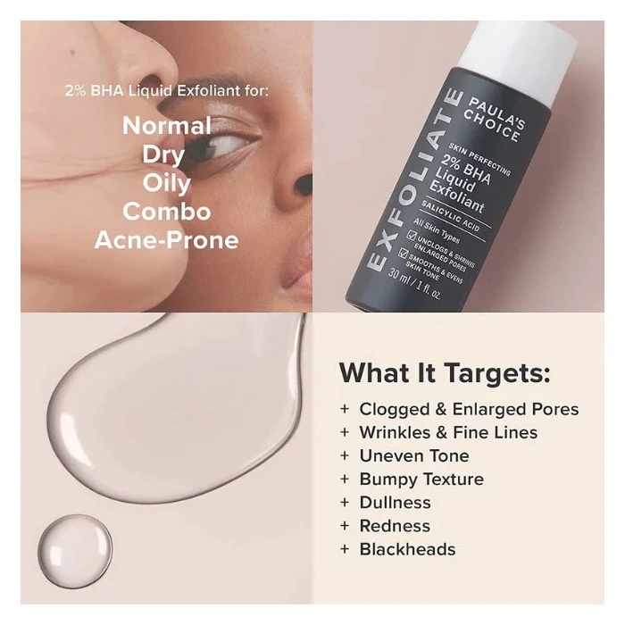 محلول لایهبردار پائولاز چویس Paula's Choice Skin Perfecting 2% BHA Liquid Exfoliant - تصویر 2