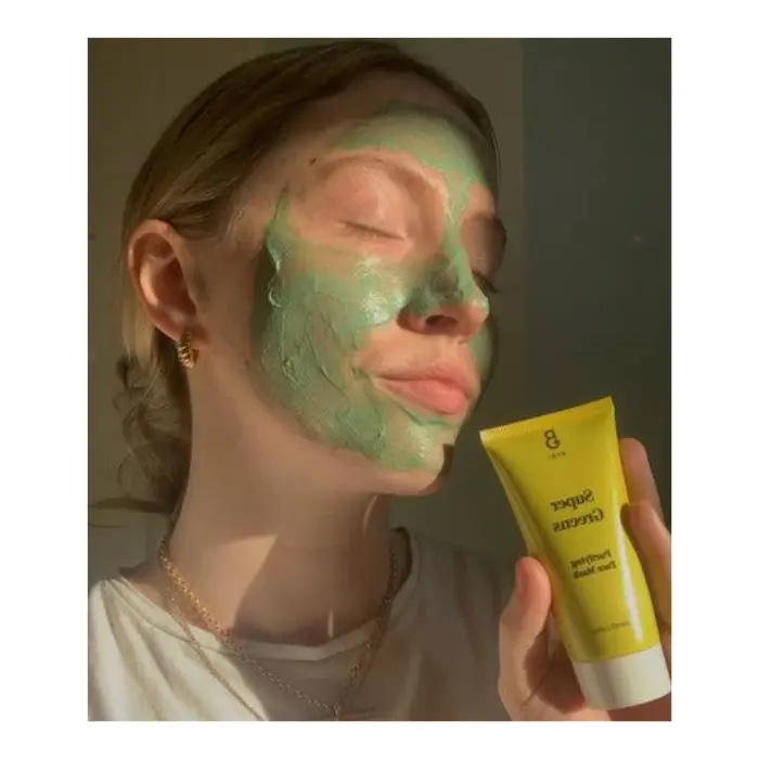 ماسک پاککننده صورت سوپرگرین بایبی (Bybi Supergreen Purifying Face Mask) - تصویر 2