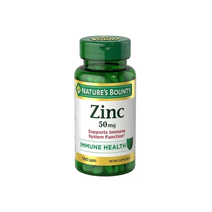 مکمل زینک 50 میلی‌گرم نیچرز بانتی (Nature’s Bounty Zinc 50mg)