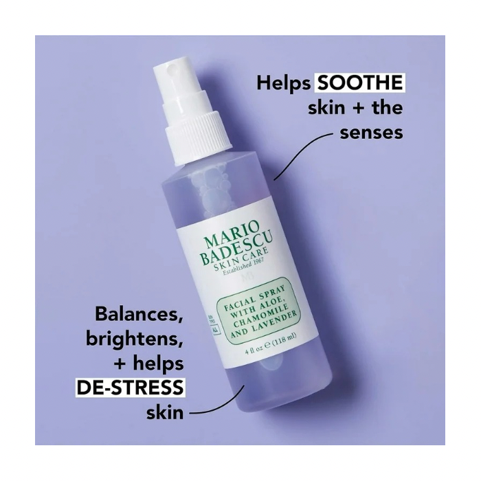 اسپری صورت اسطوخودوس و آلوئه ماریو بادسکو (Mario Badescu Facial Spray with Aloe, Chamomile and Lavender) - تصویر 2