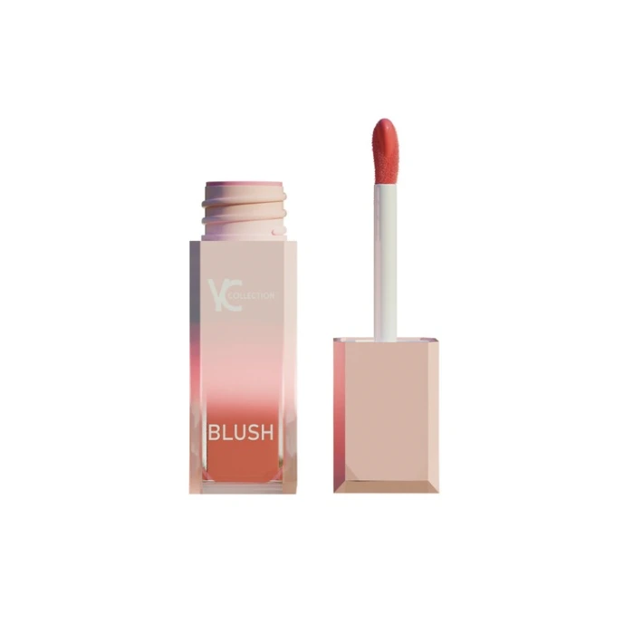 رژگونه مایع وای سی کالکشن (YC Collection Stay Natural Liquid Blush) با پوششی طبیعی و جلوه‌ای شاداب