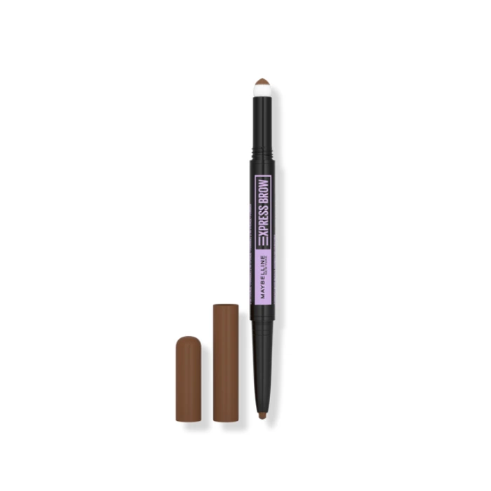 مداد ابرو دو در یک اکسپرس براو میبلین (Maybelline Express Brow 2-In-1 Pencil and Powder Eyebrow Makeup) برای ابروهایی طبیعی و خوشفرم.