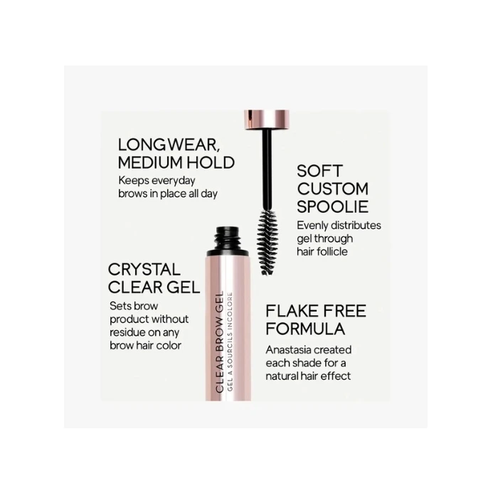 ژل ابرو لیفت و ستکننده آناستازیا بورلیهیلز (Anastasia Beverly Hills Clear Brow Gel) - تصویر 2
