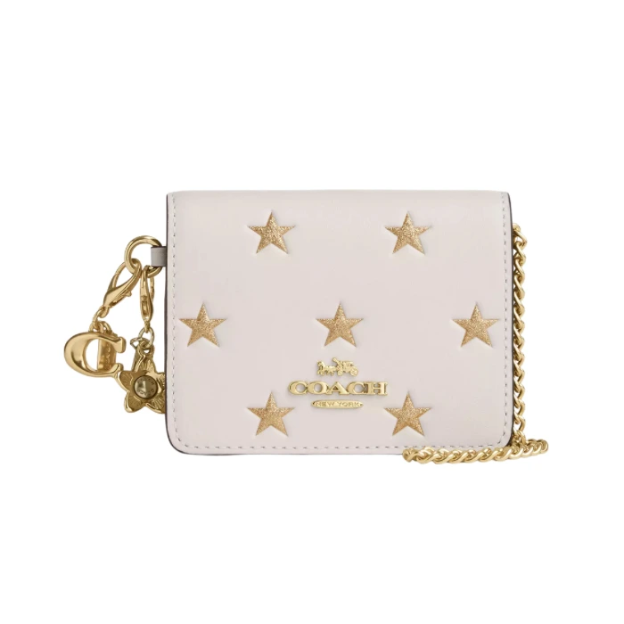 کیف مینی کوچ همراه با زنجیر و آویز اختصاصی (Coach Mini Bag with Chain and Exclusive Charm)