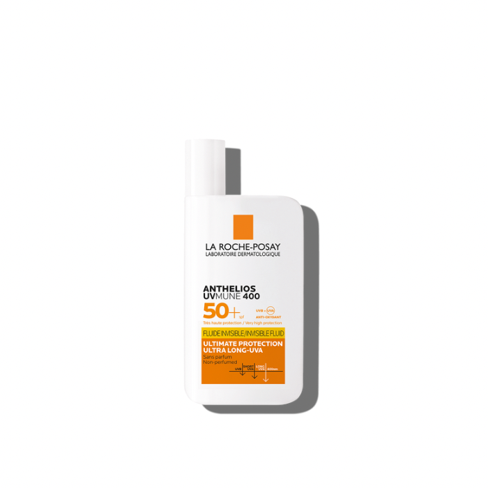 ضدآفتاب فلوئیدی لاروش پوزای مدل Anthelios UVMune 400 برای پوست خشک و دهیدراته