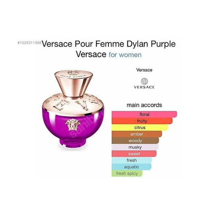عطر مینی دیلن پرپل ورساچه (Versace Dylan Purple Eau de Parfum Mini) - تصویر 3