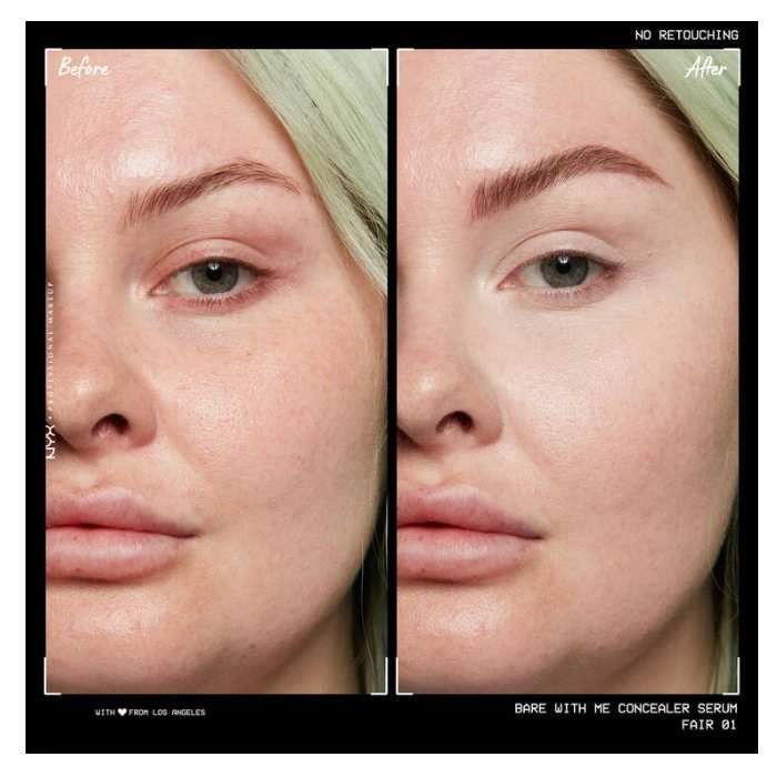 کانسیلر سرمی نیکس (NYX Bare With Me Concealer Serum – Fair) - تصویر 2