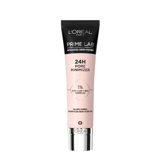 پرایمر منافذ ۲۴ ساعته لورال پاریس(L’Oréal Paris Prime Lab Up to 24H Pore Minimizer Face Primer)