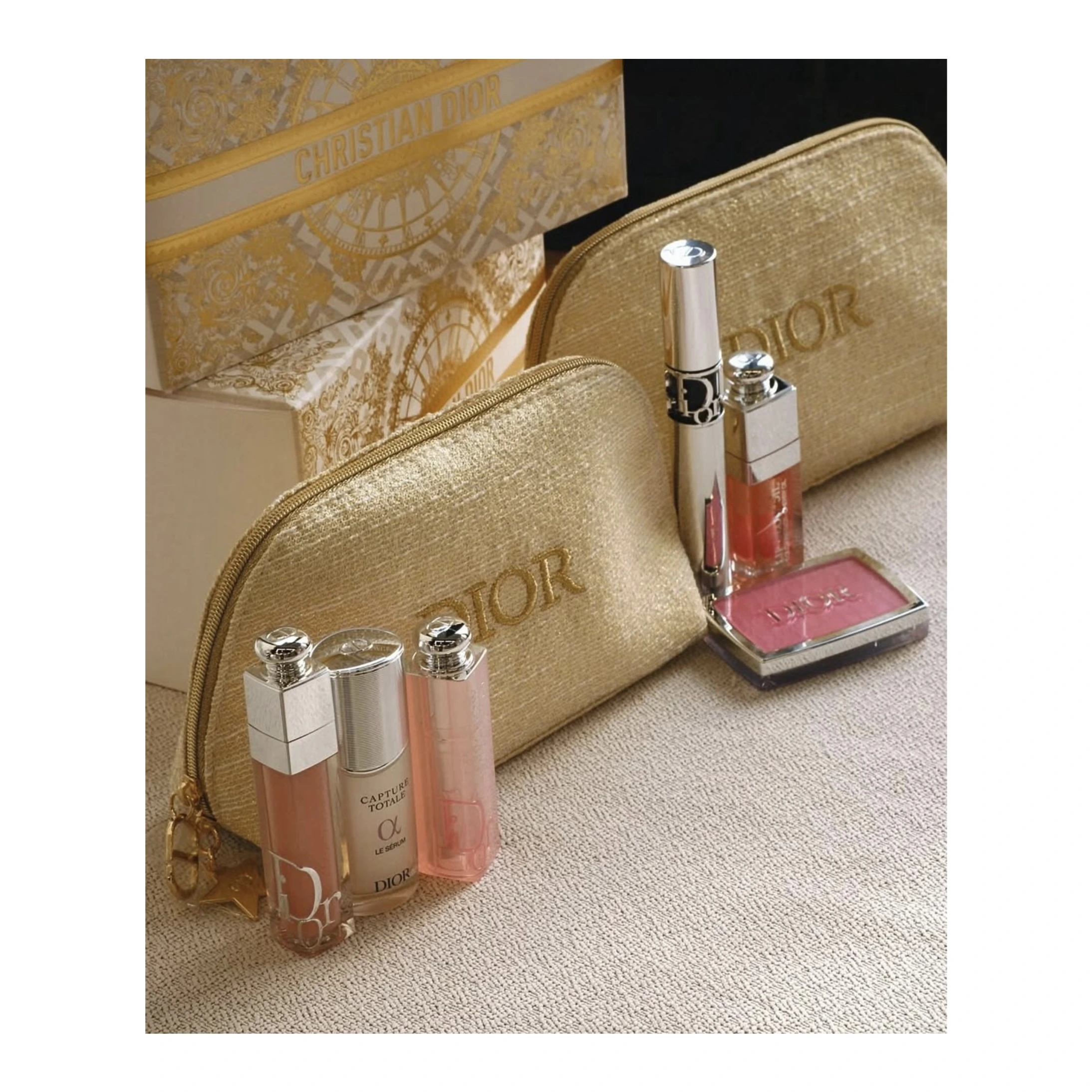 ست رژ لب لیمیتد ادیشن دیور + کیف آرایشی کوتور (Rouge Dior Couture Lip Essentials – Limited Edition) - تصویر 6