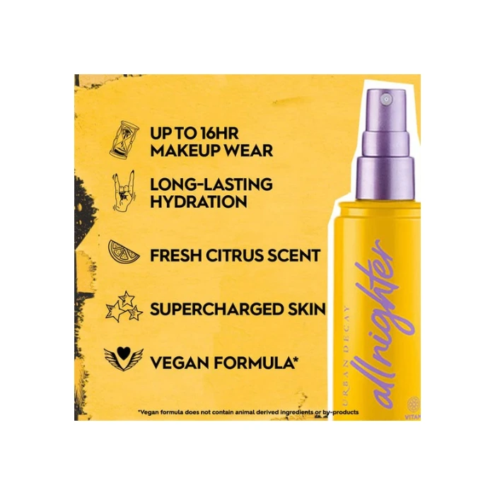 اسپری فیکس مینی آل نایتر اوربن دیکی Urban Decay All Nighter Vitamin C Make Up Setting Spray