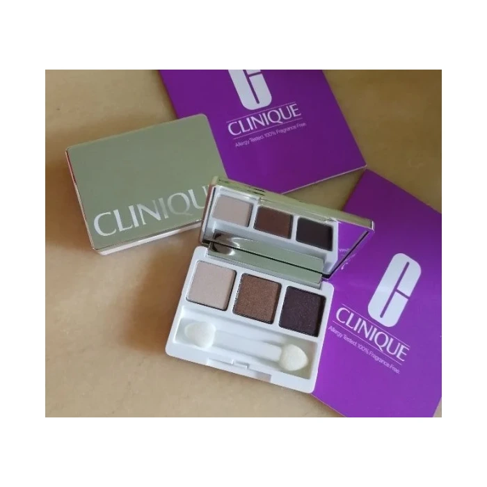 پلت سایه مینی کلینیک (Clinique Mini Eyeshadow Palette - Limited Edition All About Shadow™ Trio in Neutrals) - تصویر 2