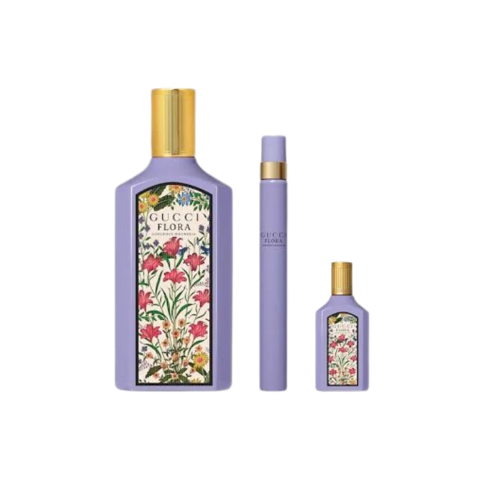عطر مینی گوچی فلورا گورجس مگنولیا (Gucci Flora Gorgeous Magnolia Eau de Parfum Mini) - تصویر 3