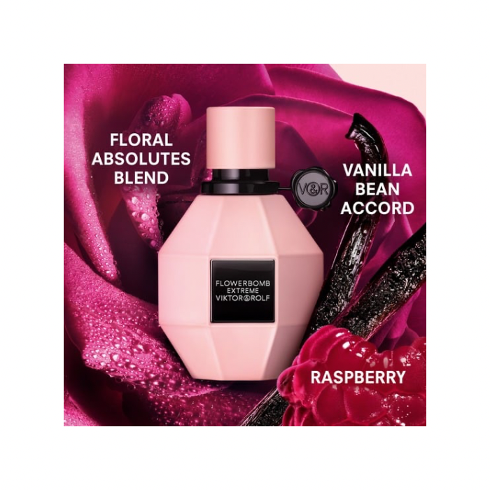 عطر مینی ویکتور اند رولف فلاور بامب اکستریم (Viktor & Rolf Flowerbomb Extreme Eau De Parfum Intense Mini) - تصویر 4
