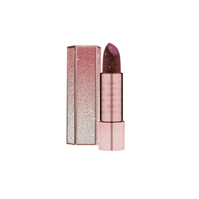 رژلب آیکونیک لیپس پور (PÜR x Barbie Iconic Lips Signature Semi-Matte Lipstick)