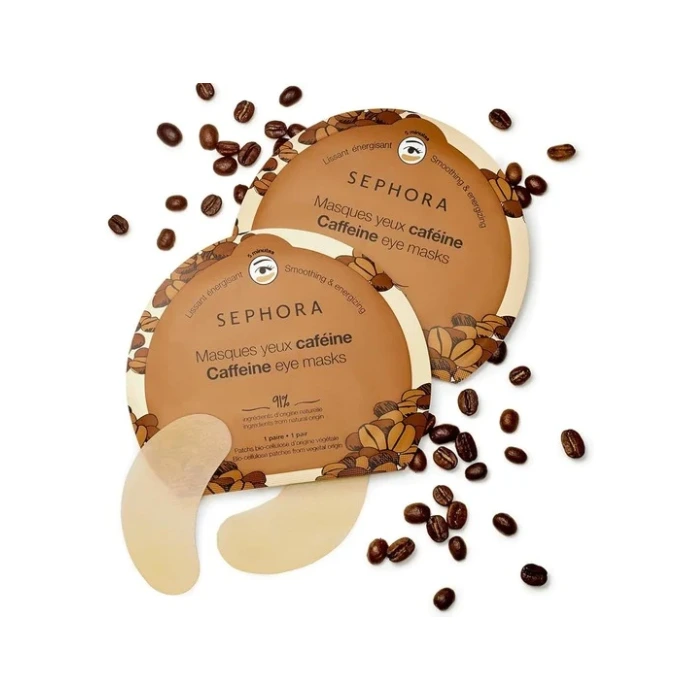 ماسک دور چشم کافئین طبیعی سفورا (Sephora Collection Natural Caffeine Eye Masks) - تصویر 2