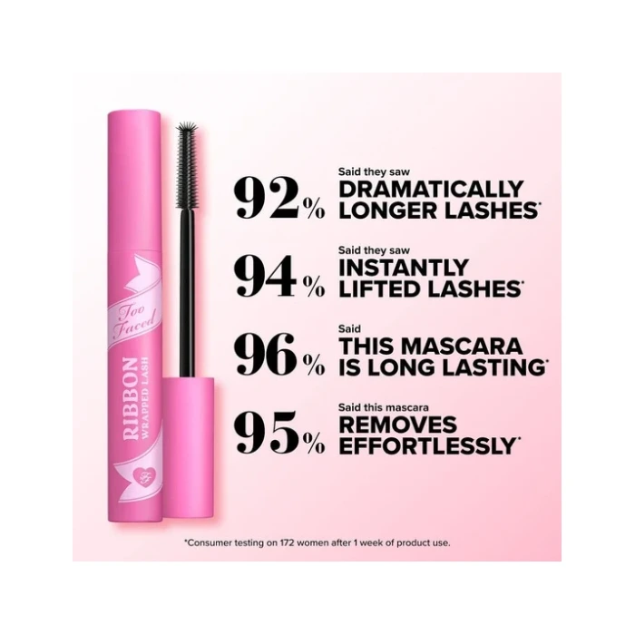 ریمل مینی ریبون رپد لش توفیسد (Too Faced Ribbon Wrapped Lash Mini Mascara) - تصویر 3