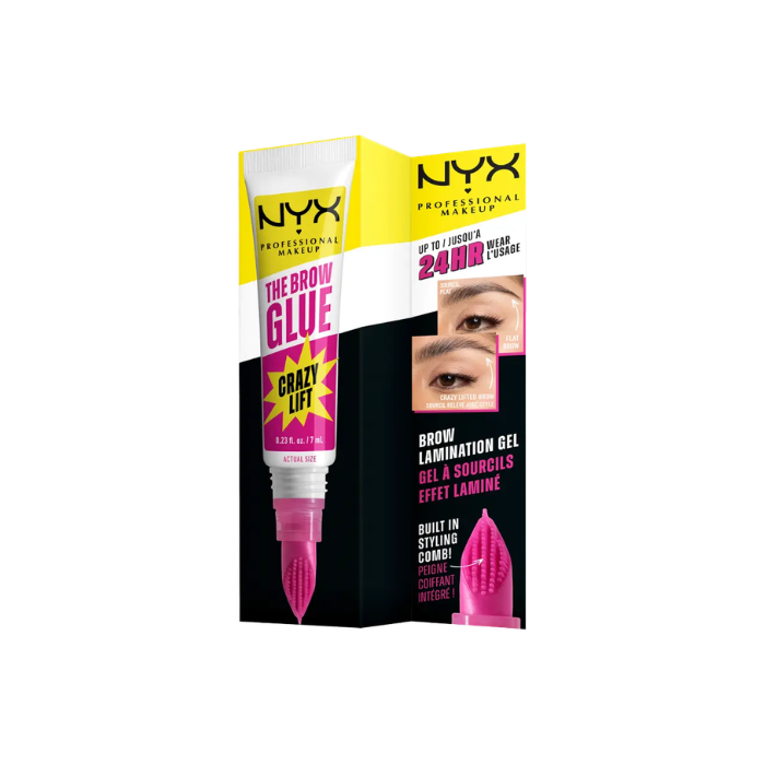 ژل لمینت ابرو براو گلو کریزی لیفت نیکس پروفشنال میکاپ (NYX Professional Makeup The Brow Glue Crazy Lift Lamination Gel)